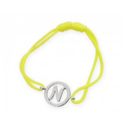 Alphabets Bracelet in Silver (A-Z)